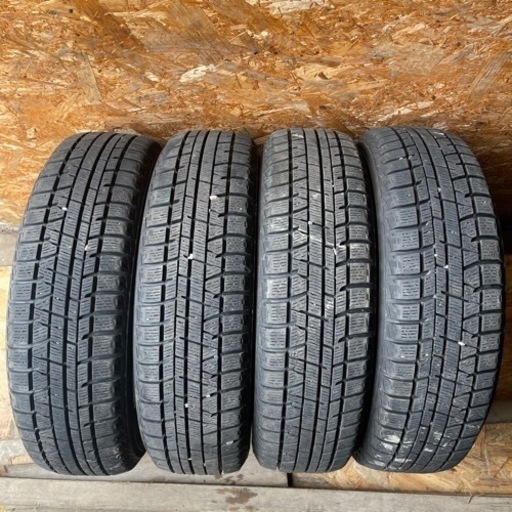 バリ山　YOKOHAMA IG50プラス　155/65R14 スタッドレス　タイヤ　2018年製　14インチ