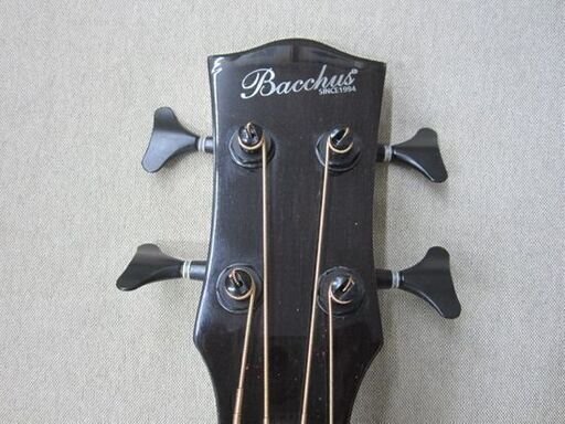  Bacchus ミニアコースティックベース BAB-700FMH ナチュラル 19フレット プリアンプ内蔵 バッカス 4弦 ベース 