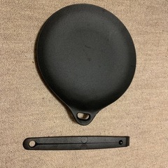 南部鉄鍋　【新品未使用】24センチ　取手が取れて収納しやすいの画像