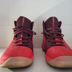 値下げしまし、UNDER ARMOUR◆ハイカットスニーカー/2...