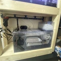 メダカ　水槽　フルキット　美品　オーバーフローの画像