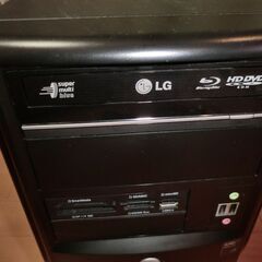 自作パソコンHDD無し+ONKYOスピーカーの画像