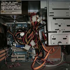 自作パソコンHDD無し+ONKYOスピーカーの画像