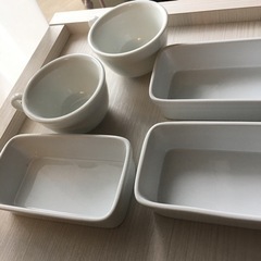 【ご相談中】白い食器5点