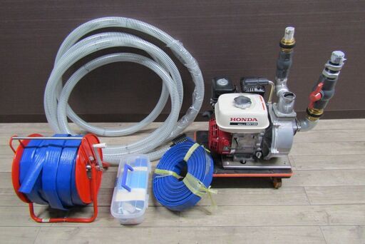 【ヤ取終了5/22】≪J057≫ HONDA/ホンダ 高圧ポンプ WH15X エンジンポンプ/汲み上げポンプ/水ポンプ ホース付き/取扱説明書付き