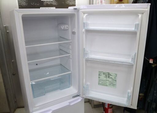 冷蔵庫 162L 2021年製 IRIS OHYAMA AF162-W 2ドア 右開き 100Lクラス アイリスオーヤマ ホワイト  