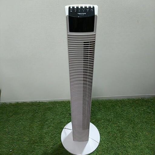 ★【中古品】リモコン欠品 TEKNOS TF-910R タワーファン 扇風機 家電