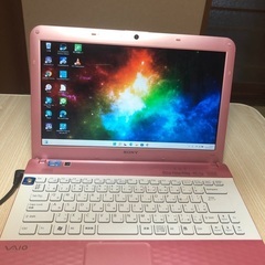♪ピンクVAIO♪ DVDマルチ/超速core i5/超大容量320gb/超速メモリ4g