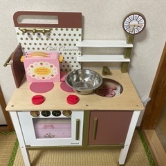 【あげます】木製ままごとキッチン