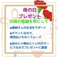 母の日プレゼント　介護保険外サービス