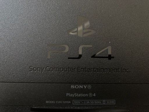 PlayStation4（PS4）　本体