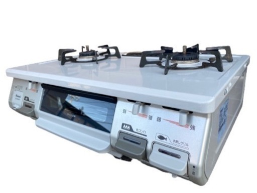 2017年製  リンナイ都市ガス用/ガスコンロ/右強火/水なしグリルRT64JH-R[0429k]