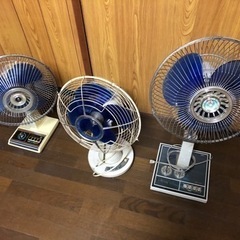 レトロ扇風機　3点セット