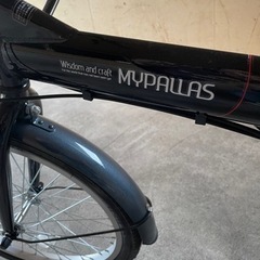 折りたたみ自転車の画像