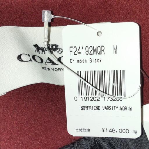 COACHスタジャン　定価90％OFF！