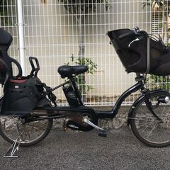 地域限定送料無料 パナソニック ギュットミニ 三人乗り 8,9AH 20インチ