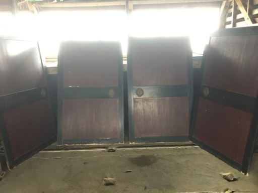 昔の扉　アンティーク　4枚セット