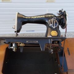 福助　足踏みミシン　昭和レトロ　アンティーク家具　インテリア雑貨　古道具　骨董品　の画像