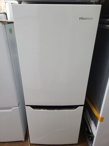【リサイクルショップどりーむ天保山店】●2136●　ハイセンス　２ドア冷蔵庫　2018年製　容量１５０L　HR-D15C