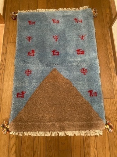 ギャッベ　玄関マット　定価約5万