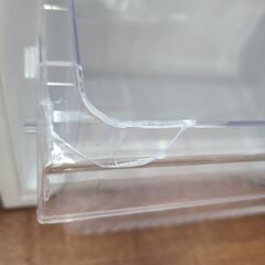 【リサイクルショップどりーむ天保山店】●2133●　ユーイング　２ドア冷蔵庫　2015年製　容量１１０L　UR-F110F　※トレイワレあり・水受けトレイ欠損の画像