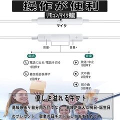 【新品・未使用】USB-C 有線イヤフォンの画像