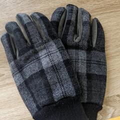 ユナイテッドアローズ　ウール　レザー　グローブ　手袋　メンズ　ビームス