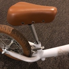 キックバイク おしゃれ仕様 SPARKY ecru ブレーキ・スタンド付きの画像