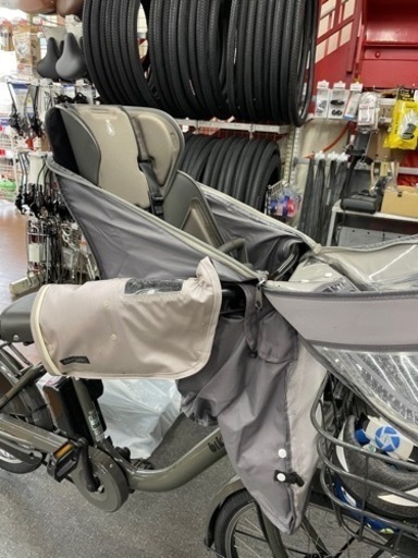 ビッケ モブ グリ フロントチャイルドシート&ラボクル 専用カバー