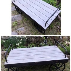 ■大特価!■ アンティーク風/インテリア台車 /取りに来て下さる...