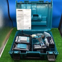 【エコツール豊田インター店】Makita/マキタ インパクトレンチTW181DRFX(18V) トルク180Nm ナット落下防止モード搭載 3Ahバッテリ2本・充電器・ケース付【愛知県/豊田インター店/工具】の画像