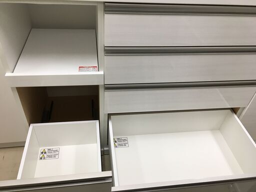 ニトリ　幅160cm　カウンター　リーガレ 160CT WH　ホワイト　レンジ台　レンジボード　おしゃれ　最上級モデル　堺市　石津
