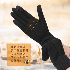 【新品・未使用】スマホ対応 男女兼用手袋（Mサイズ）の画像