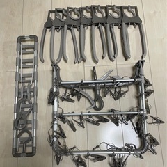 取り込み楽ちん角ピンチ30P＆７連ハンガー
