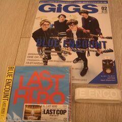 BLUE ENCOUNT　値下げ（CD・雑誌・ラバーバンド）　500円