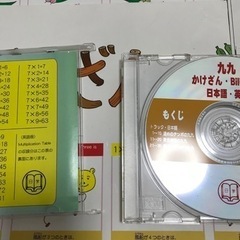家庭保育園ポスター8枚、九九CDの画像