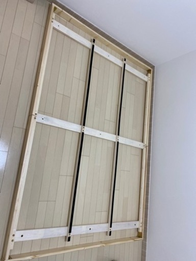 引き取り　脚取り外し可能　ニトリ　すのこベッド　ダブルサイズ
