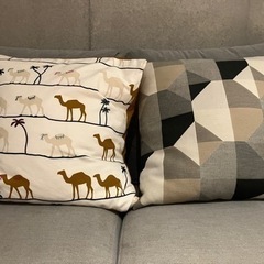IKEA クッション2個＆カバー4種類