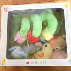 【お下がり　あげます】  ミキハウス　取り付け　ぬいぐるみ　ベビ...