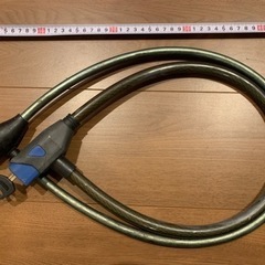 【2本セット】自転車 バイク チェーン ロック 鍵 