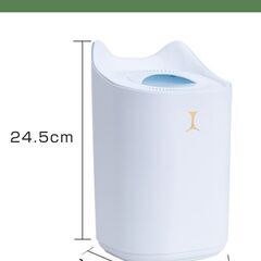 【新品・未使用】3.3L 大容量 USB加湿器 アロマ 7色ライト（グリーン）の画像