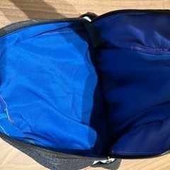 小さいリュック(デニム地、ふくろう)の画像