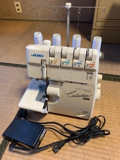JUKI 2本針4本糸差動機能付きロックミシン　MO-344D 定価¥125000 ずっと使ってません　ジューキ　差動送り