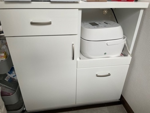 超美品！キッチンカウンター　レンジ台