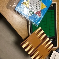 ボードゲーム5種　バックギャモン　チェッカー　オセロ　将棋　ダイヤモンドゲームの画像