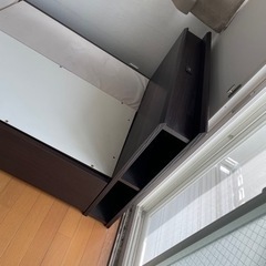 【本日5/2正午まで】収納付きシングルベッドの画像