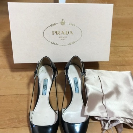 PRADA パンプス　23cm ブラック