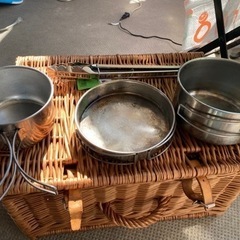 キャンプ用品　鍋　（お話し中）の画像