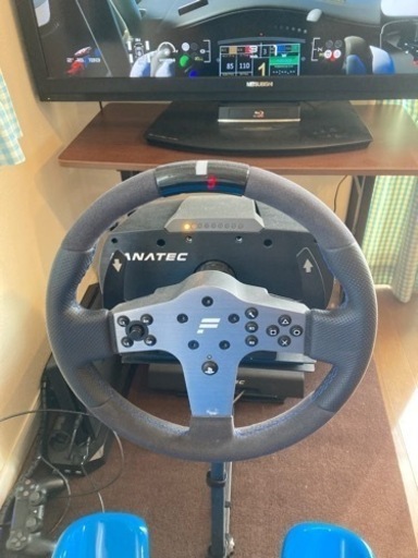 fanatec CSL Elite Racing Wheel ハンコン ペダルセット　レーシングコックピット