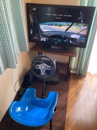 fanatec CSL Elite Racing Wheel ハンコン ペダルセット　レーシングコックピット